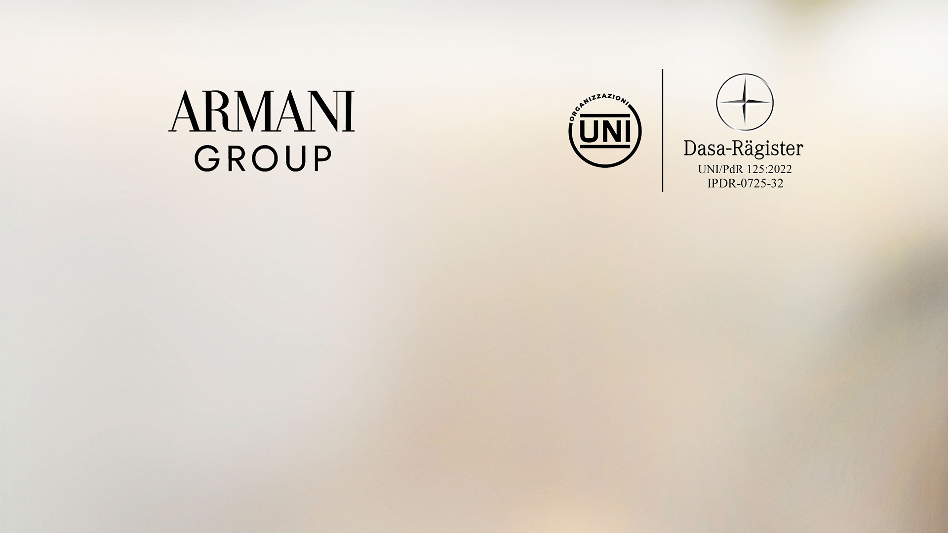 ARMANI GROUP GENDER EQUALITY CERTIFICATION_desktop crop